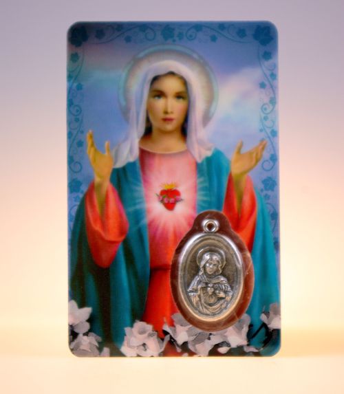 Carte de priere sainte lucie Cartes de prières & Scapulaires Cartes