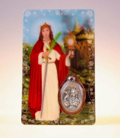 Carte de priere sainte barbara